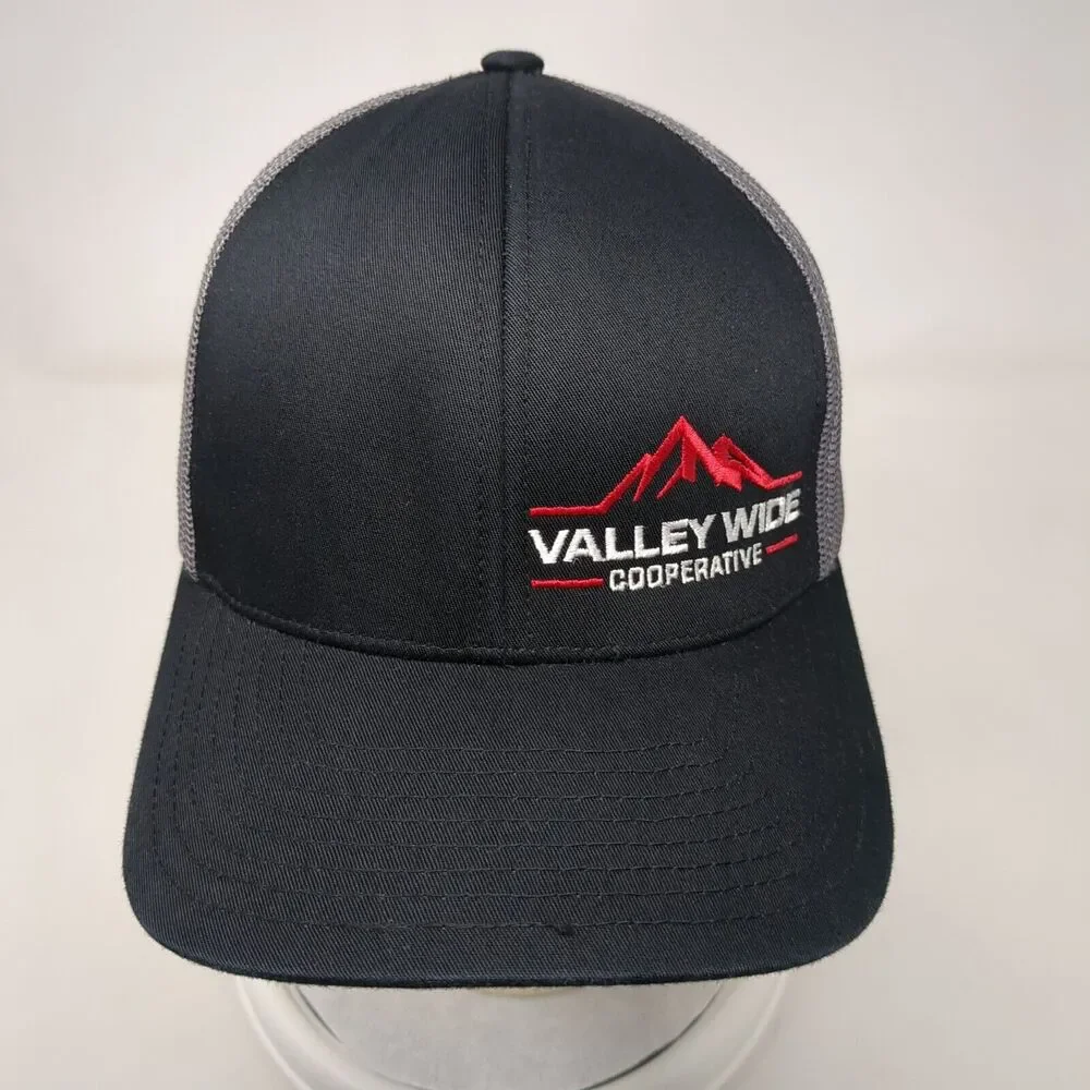 Valley Wide Cooperative Snapback Trucker Hat Black OSFA Colorblock